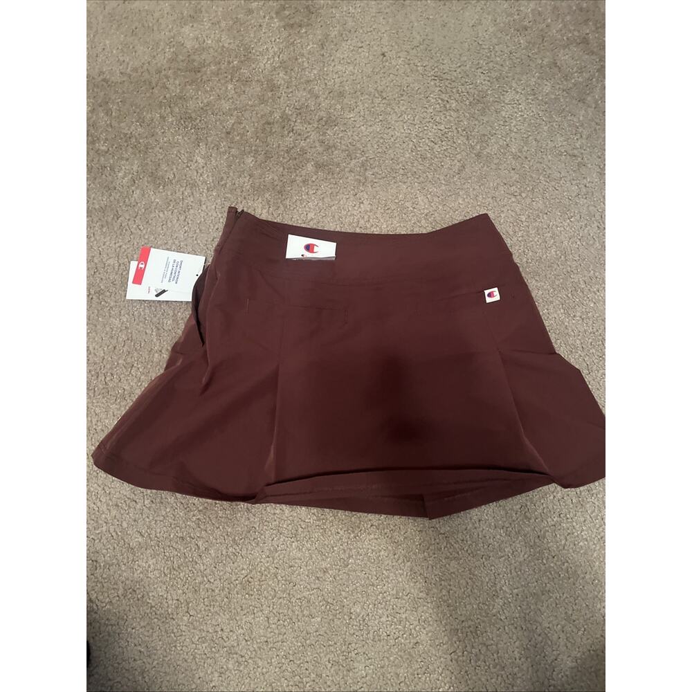 Champion Match Skort - BURGUNDY - Tennis Athletic Stretch - SZ 10 - Picture 5 of 5